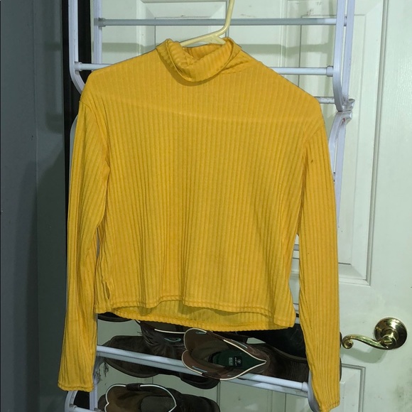 H&M Sweaters - H&M yellow turtleneck